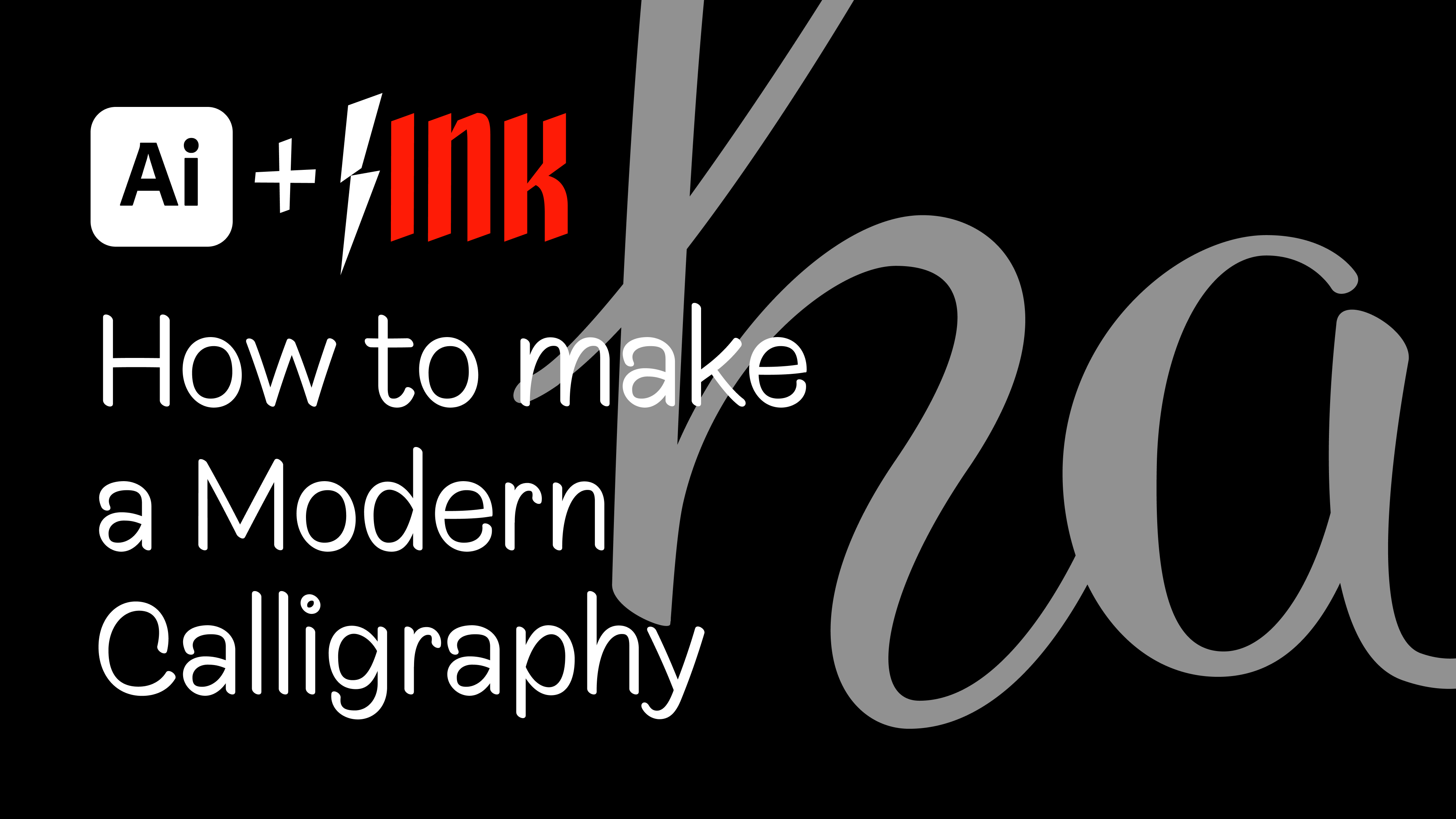 Welcome to the wonderful world of “modern digital calligraphy” —a creative style of writing which has quickly become one of the trendiest styles out there.